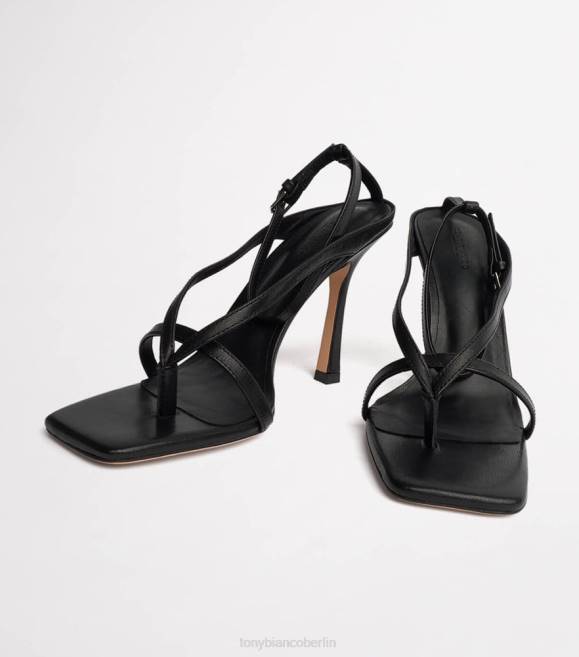 Riemchensandaletten| de Tony Bianco Frauen Faythe-Heels schwarzes Kind 4624366